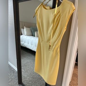 The Limited yellow dress business attire size S